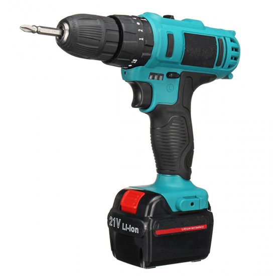 Impact Drill 21V Electric Screwdriver Power Screw Driver Drill Tool