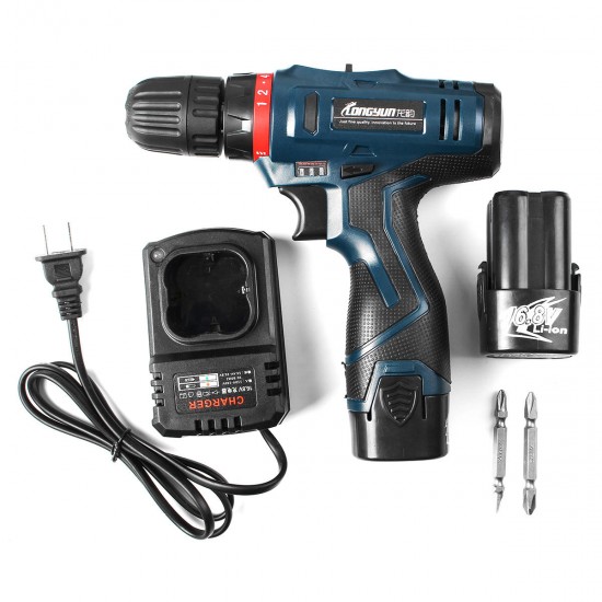 16.8V Electric Cordless Hammer Drill Driver Waterproof Duplex Bearing Auto Lock