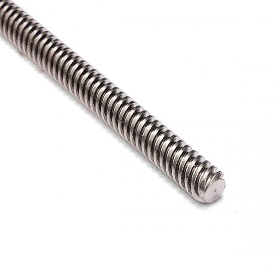 T8 100-1000mm Stainless Steel Lead Screw with Shaft Coupling and Mounting Support CNC Parts