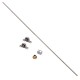 T8 100-1000mm Stainless Steel Lead Screw with Shaft Coupling and Mounting Support CNC Parts T8 100-1000mm Stainless Steel Lead Screw with Shaft Coupling and Mounting Support CNC Parts
