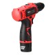 ED-LS1 12V MAX Cordless Drill Driver Double Speed Power Drills With LED Lighting 1/2Pcs 1.5Ah Battery