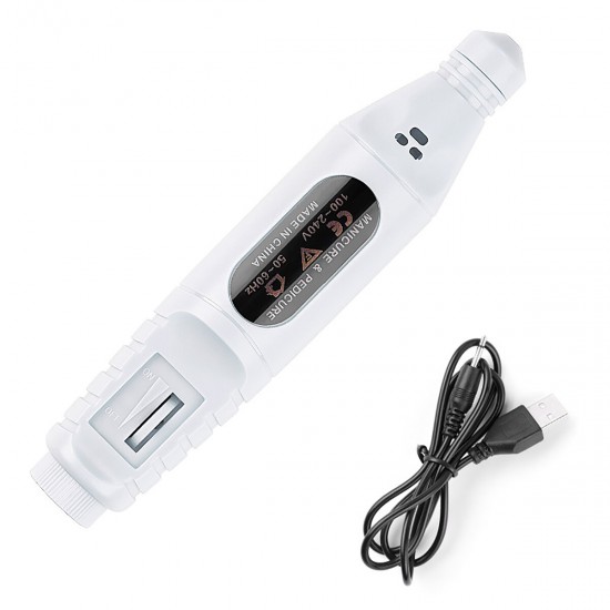 Mini Portable Electric Nail Drill Machine Manicure Pedicure Polishing Tool + 6 Nail Drill Bits Mini Portable Electric Nail Drill Machine Manicure Pedicure Polishing Tool + 6 Nail Drill Bits