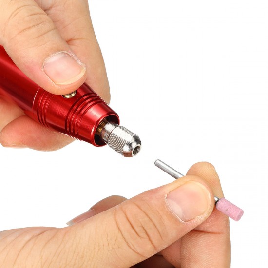 Mini Wireless Electric Engraving Pen Portable Nail Polisher Grinder Drill Machine with 5 Grinding Heads Mini Wireless Electric Engraving Pen Portable Nail Polisher Grinder Drill Machine with 5 Grinding Heads
