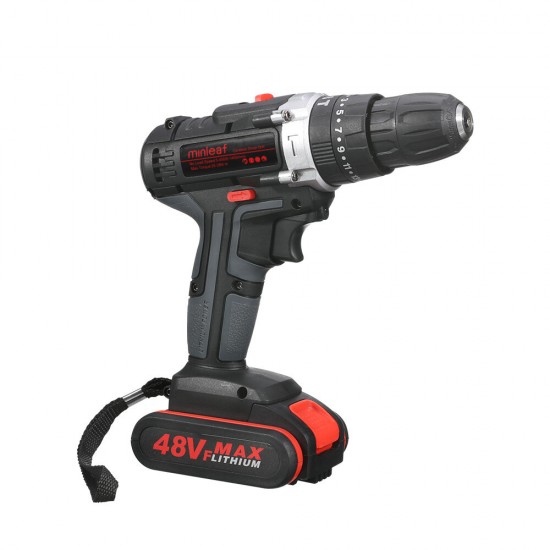 ML-ED1 48VF Cordless Electric Impact Drill Rechargeable Drill Screwdriver W/ 2pc Li-ion Battery ML-ED1 48VF Cordless Electric Impact Drill Rechargeable Drill Screwdriver W/ 2pc Li-ion Battery