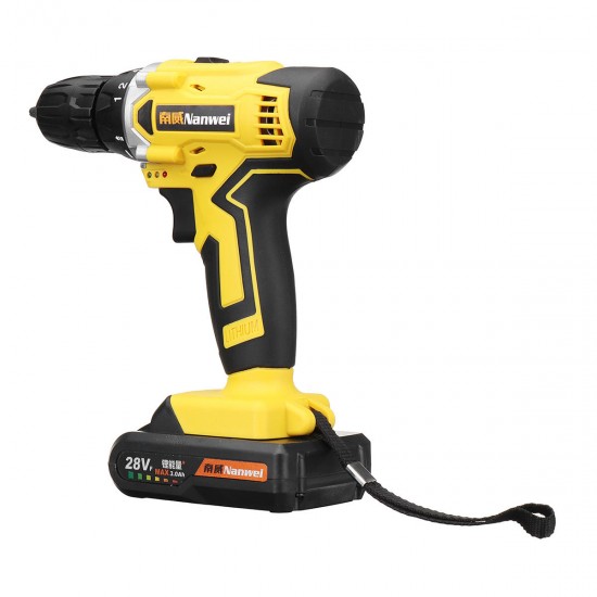 NW-28SY-2 28V Cordless Drill Driver Rechargable Electric Drill Power Drills Driver 0.8-10mm NW-28SY-2 28V Cordless Drill Driver Rechargable Electric Drill Power Drills Driver 0.8-10mm