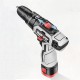 18V Brushed Impact Drill 27N/M Li-ion Rechargeable Electric Flat Drill Screw Driver 2 Speeds 25+3 Gears + 2 Battery 18V Brushed Impact Drill 27N/M Li-ion Rechargeable Electric Flat Drill Screw Driver 2 Speeds 25+3 Gears + 2 Battery