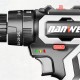18V Brushed Impact Drill 27N/M Li-ion Rechargeable Electric Flat Drill Screw Driver 2 Speeds 25+3 Gears + 2 Battery 18V Brushed Impact Drill 27N/M Li-ion Rechargeable Electric Flat Drill Screw Driver 2 Speeds 25+3 Gears + 2 Battery