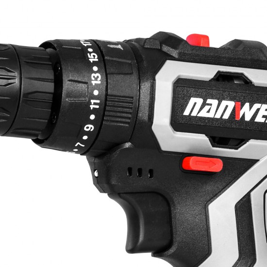 21V Brushless Impact Power Drill 35N/M Li-ion Rechargeable Electric Flat Drill Screw Driver 2 Speeds 25+3 Gears With 2 Battery 21V Brushless Impact Power Drill 35N/M Li-ion Rechargeable Electric Flat Drill Screw Driver 2 Speeds 25+3 Gears With 2 Battery
