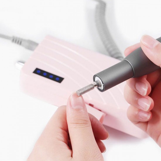 Portable Rechargeable Nail Drill Machine 24W 30000RPM Electric Nail File Nail Art Tools Manicure Set