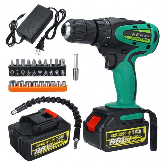 Pro 88V High Torque 54N.m Electric Hammer Brushless Cordless Multifuction Drill