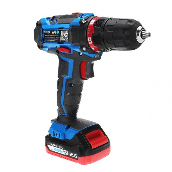 Profession Dual Speed Power Drill Cordless Electric Screwdriver with 27Pcs Accessories