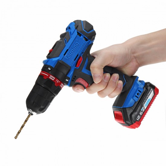 Profession Dual Speed Power Drill Cordless Electric Screwdriver with 27Pcs Accessories