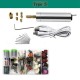 Protable Electric Engraving Pen Mini Grinding Woodworking Milling Cutters Micro Polishing Brush Drill Tools Kit