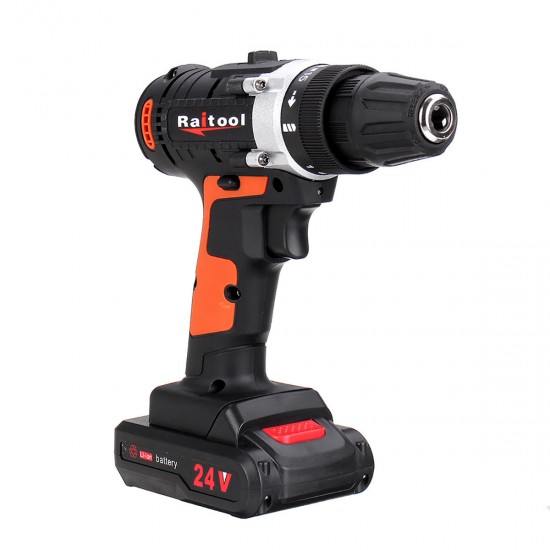 12V/24V Lithium Battery Power Drill Cordless Rechargeable 2 Speed Electric Drill