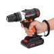 12V/24V Lithium Battery Power Drill Cordless Rechargeable 2 Speed Electric Drill