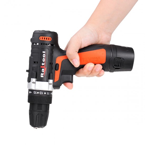 12V/24V Lithium Battery Power Drill Cordless Rechargeable 2 Speed Electric Drill