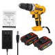 48VF Cordless Electric Impact Drill Rechargeable 3/8 inch Drill Screwdriver W/ 1 or 2 Li-ion Battery 48VF Cordless Electric Impact Drill Rechargeable 3/8 inch Drill Screwdriver W/ 1 or 2 Li-ion Battery