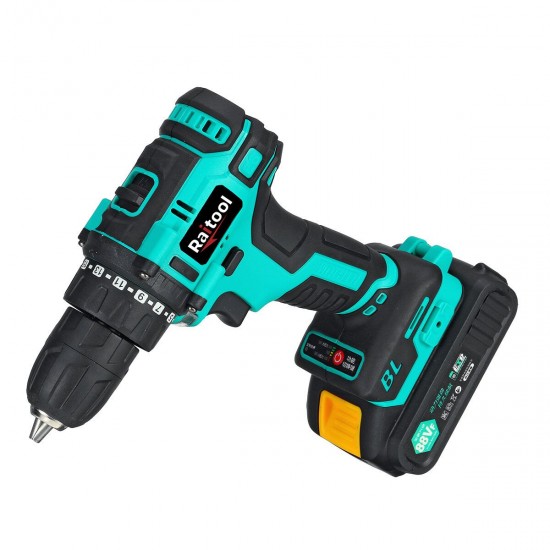 RT-ED1 88VF LED Brushless Electric Drill 23 Torque Cordless Rechargeable Power Drill W/ 1 or 2 Battery RT-ED1 88VF LED Brushless Electric Drill 23 Torque Cordless Rechargeable Power Drill W/ 1 or 2 Battery