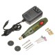 DC 12V Electric Engraver Carving Pen Power Nail Art Jewellery Tool with 8 Drill Bits