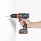 12V Cordless Multi-purposed 3 In 1 Imact Drill Driver Hammer 30Nm Electric Screwdriver Drill 2000mAh Li-ion Battery from 12V Cordless Multi-purposed 3 In 1 Imact Drill Driver Hammer 30Nm Electric Screwdriver Drill 2000mAh Li-ion Battery from