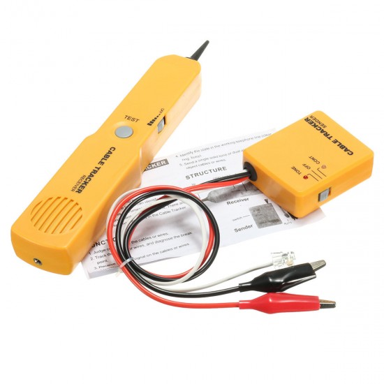 Telephone Line Finder RJ11 Wire Tracker Network Break Short Circuit Tester Telephone Line Finder RJ11 Wire Tracker Network Break Short Circuit Tester
