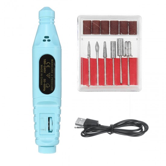 USB DC5V Nail Power Drills Nails Gel Art Polisher Pedicure Nail Beauty Tool 20000RPM Nail Drill File Machine USB DC5V Nail Power Drills Nails Gel Art Polisher Pedicure Nail Beauty Tool 20000RPM Nail Drill File Machine