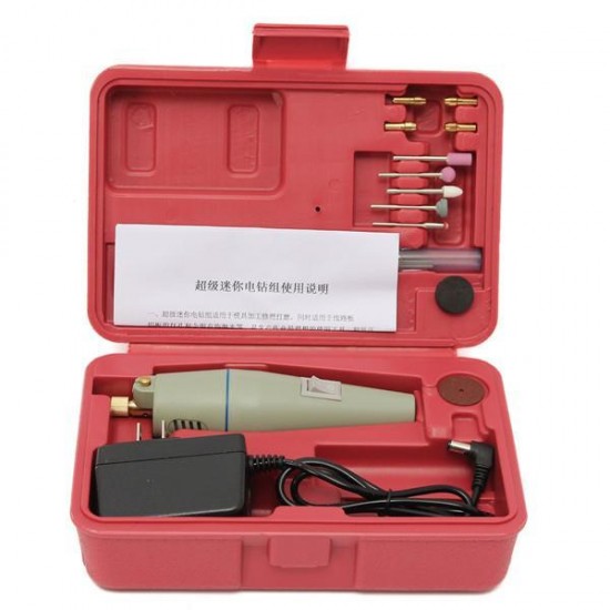 DC/AC Mini Electric Drill DIY Hand Electric Grinder Set