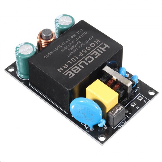 100-220V AC to 5V DC AC-DC Power Converter 10W Transformer Switching Power Supply Module with EMC Filter