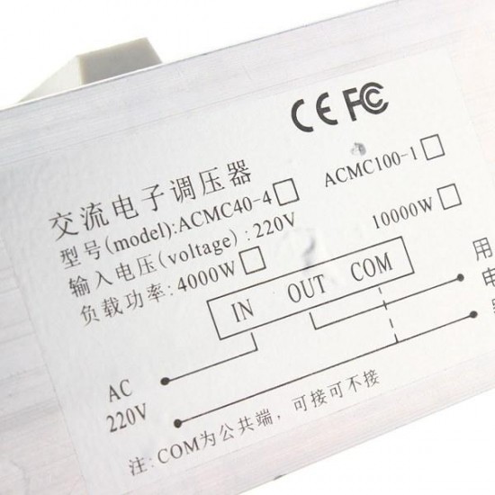 10000W SCR Voltage Regulator Speed Controller Dimmer Thermostat AC 220V 10000W SCR Voltage Regulator Speed Controller Dimmer Thermostat AC 220V