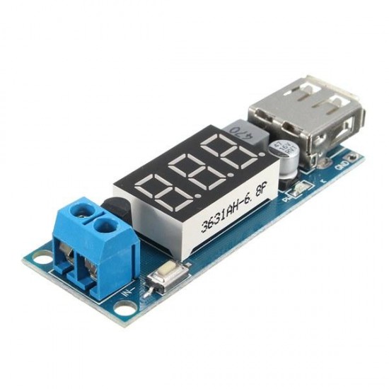 10Pcs DC-DC 4.5-40V Step Down LED Volt Meterr USB Voltage Converter Buck Module 5V/2A 10Pcs DC-DC 4.5-40V Step Down LED Volt Meterr USB Voltage Converter Buck Module 5V/2A