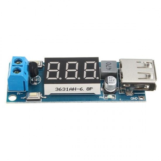 10Pcs DC-DC 4.5-40V Step Down LED Volt Meterr USB Voltage Converter Buck Module 5V/2A 10Pcs DC-DC 4.5-40V Step Down LED Volt Meterr USB Voltage Converter Buck Module 5V/2A