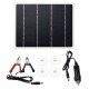 10W Portable Solar Power Panel Monocrystalline Silicon Solar Bank for Solar Energy Power Charger Kit