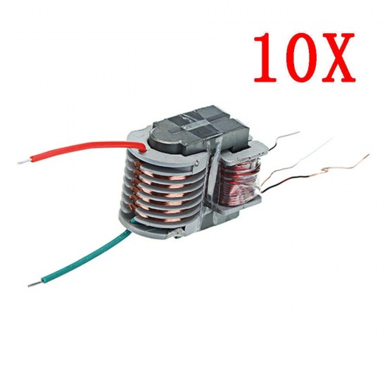 10pcs 15KV High Frequency High Voltage Transformer High Voltage Coil Boost Inverter Plasma Boosting Coil 10pcs 15KV High Frequency High Voltage Transformer High Voltage Coil Boost Inverter Plasma Boosting Coil