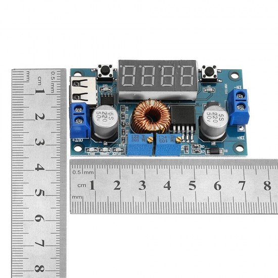 10pcs 5A Constant Voltage Current Step Down Power Supply Module With USB Charging Power Bank Conversion Board