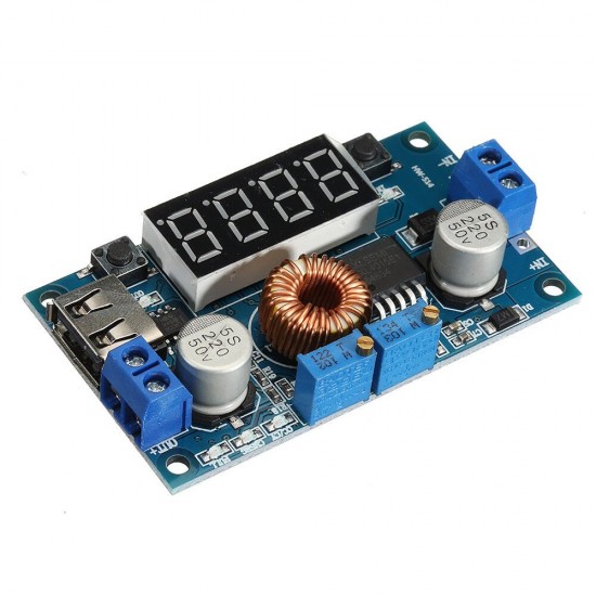 10pcs 5A Constant Voltage Current Step Down Power Supply Module With USB Charging Power Bank Conversion Board