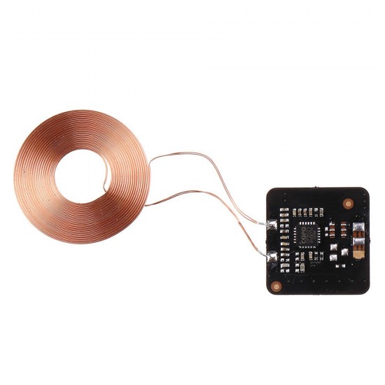 10pcs 5V 0.6A 3W Qi Standard Wireless Charging DIY Coil Receiver Module Circuit Board Wireless Charging Coil for Smart Phone