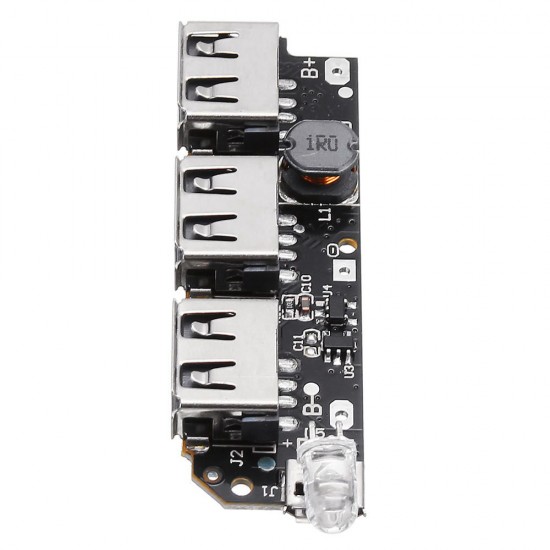 10pcs 5V 2.1A 3 USB Mobile Power Circuit Board Boost Module For DIY Power Bank Lithium Battery