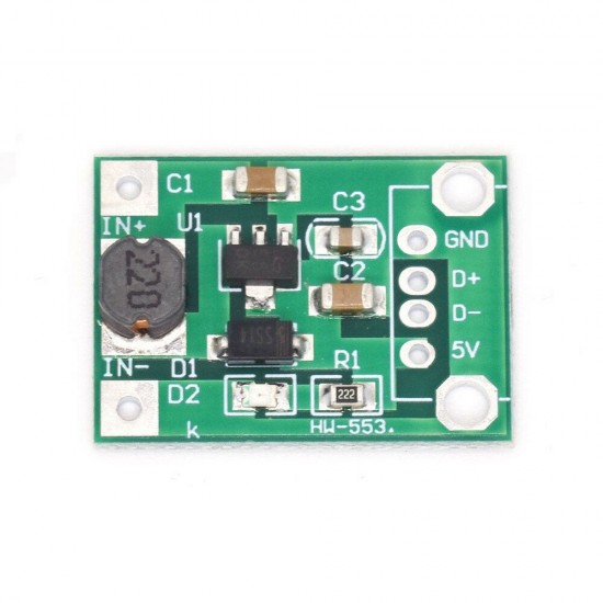 10pcs DC-DC 1V-5V to 5V Converter Step Up Power Supply Module Boost Adapter Converter Board 500MA Voltage Regulator