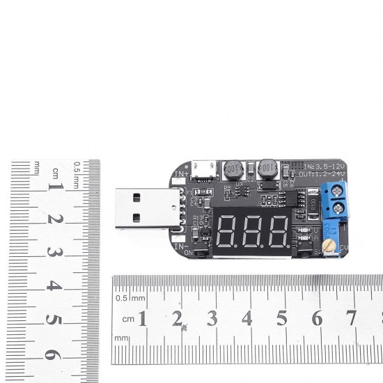 10pcs DC5V to 3.3V 9V 12V 18V 24V USB Adjustable Buck Boost Power Supply Module Voltage Regulator