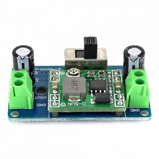 10pcs MP1584 5V Buck Converter 4.5-24V Adjustable Step Down Regulator Module with Switch for Arduino - products that work with official for Arduino boards