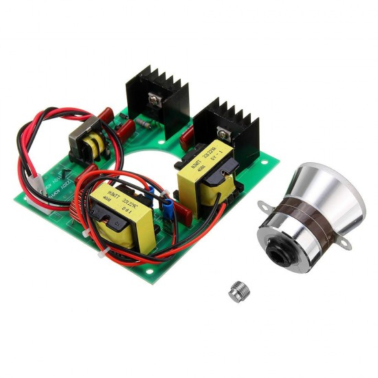 110V 50W Ultrasonic Generator Power Supply Module + 1pc 40K Ultrasonic Transducers Vibrator