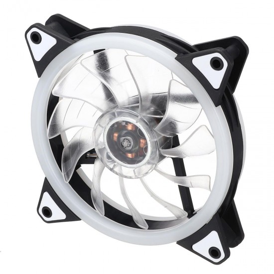 12V RGB Rainbow LED Silent Computer PC Case Cooling Cooler Fan CPU 120mm 4-Pin 12V RGB Rainbow LED Silent Computer PC Case Cooling Cooler Fan CPU 120mm 4-Pin