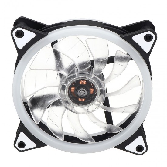 12V RGB Rainbow LED Silent Computer PC Case Cooling Cooler Fan CPU 120mm 4-Pin 12V RGB Rainbow LED Silent Computer PC Case Cooling Cooler Fan CPU 120mm 4-Pin
