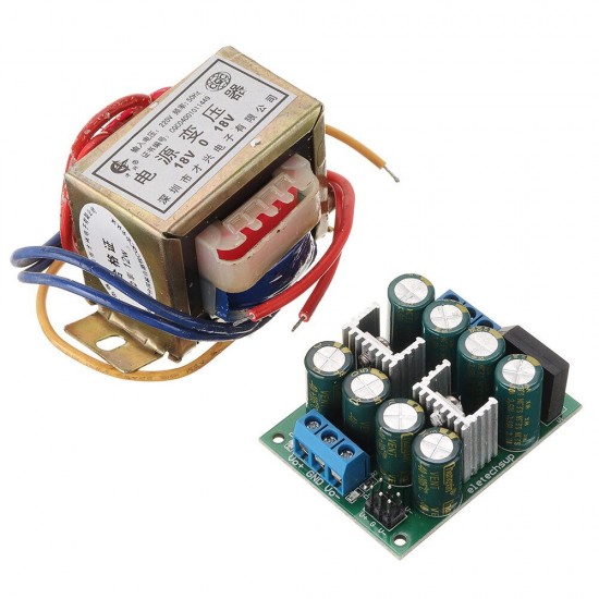 12W AC220V to Dual DC +-5V/12V/15V Low Noise Linear Power Supply Kit AC-DC 78XX 79XX LDO Module for Speaker ADC Power Amplifier