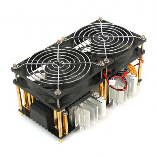 1800W 48V 50A ZVS Induction Heating Module High Frequency Heating Machine Melted Metal Coil With Power Supply