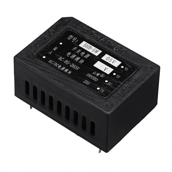 1A AC 85-264V To DC 5V Switching Power Supply Module Precision Low Temperature Over Current Protection Step Down Module 1A AC 85-264V To DC 5V Switching Power Supply Module Precision Low Temperature Over Current Protection Step Down Module