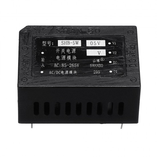 1A AC 85-264V To DC 5V Switching Power Supply Module Precision Low Temperature Over Current Protection Step Down Module 1A AC 85-264V To DC 5V Switching Power Supply Module Precision Low Temperature Over Current Protection Step Down Module