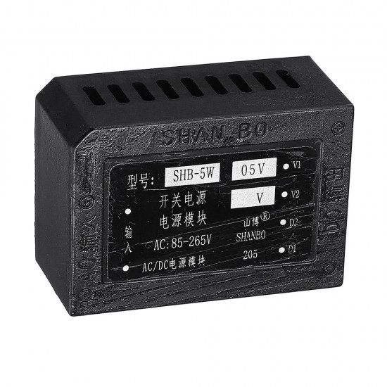 1A AC 85-264V To DC 5V Switching Power Supply Module Precision Low Temperature Over Current Protection Step Down Module 1A AC 85-264V To DC 5V Switching Power Supply Module Precision Low Temperature Over Current Protection Step Down Module