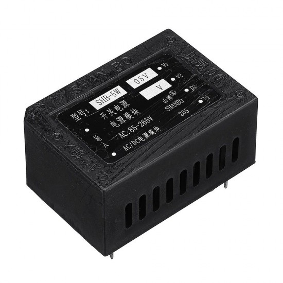 1A AC 85-264V To DC 5V Switching Power Supply Module Precision Low Temperature Over Current Protection Step Down Module 1A AC 85-264V To DC 5V Switching Power Supply Module Precision Low Temperature Over Current Protection Step Down Module