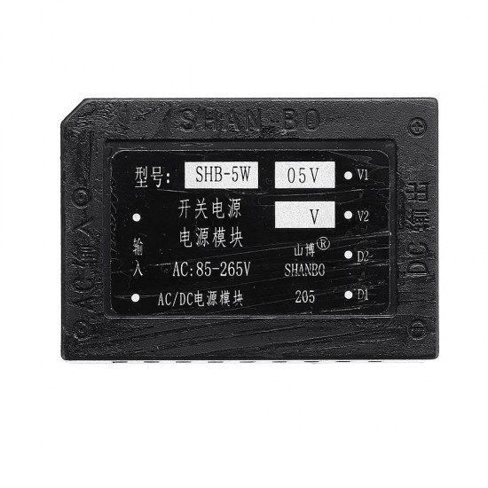1A AC 85-264V To DC 5V Switching Power Supply Module Precision Low Temperature Over Current Protection Step Down Module 1A AC 85-264V To DC 5V Switching Power Supply Module Precision Low Temperature Over Current Protection Step Down Module
